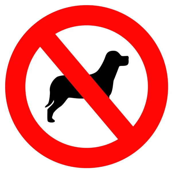 No dogs — Stock Photo, Image