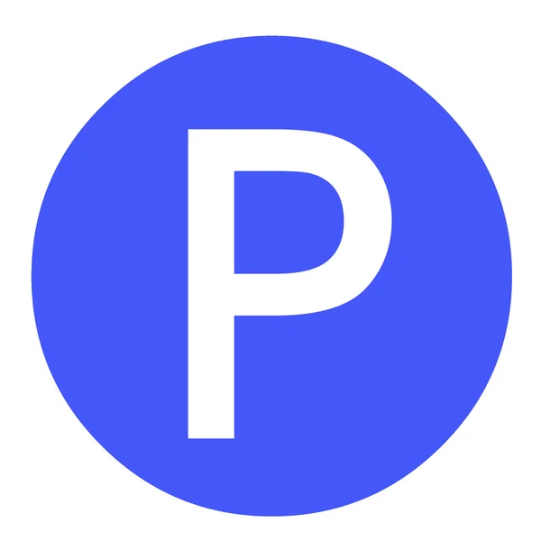 Parkoló jel — Stock Fotó