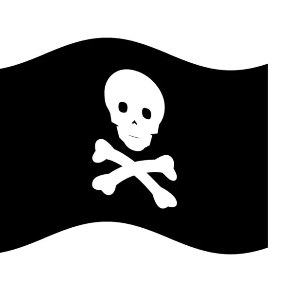 Piratenvlag — Stockfoto