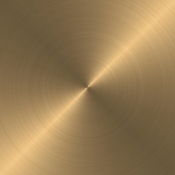 Circular Brushed Gold — Stock Photo, Image