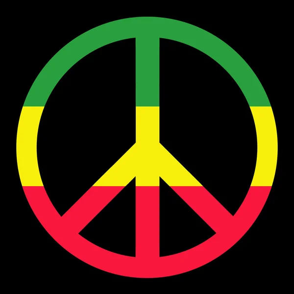 Colorato simbolo di pace — Foto Stock