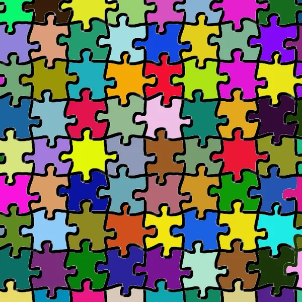 Puzzle colorido —  Fotos de Stock