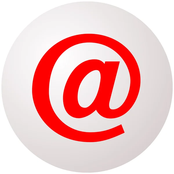 Email Symbol Sphere — Stock Photo, Image