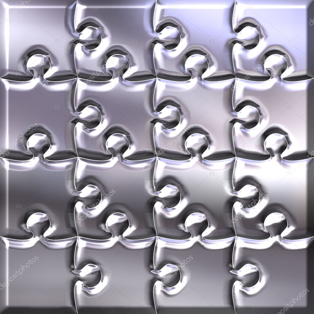 3D Silver Puzzle