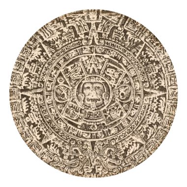 Aztek takvimi güneş taşı