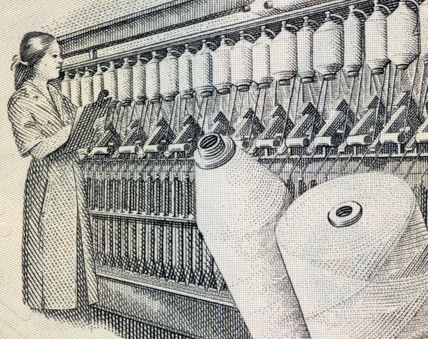 Indústria têxtil — Fotografia de Stock