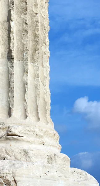 Columna griega antigua primer plano — Foto de Stock
