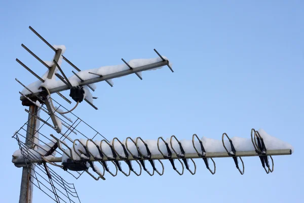 stock image Antenna covered with snow