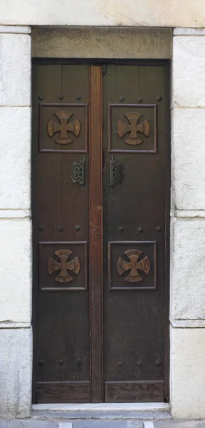 stock image Antique Orthodox Church Door