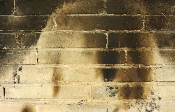 Burnt Brickwall — Stock Photo, Image