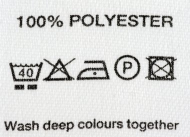 100% Polyester clipart