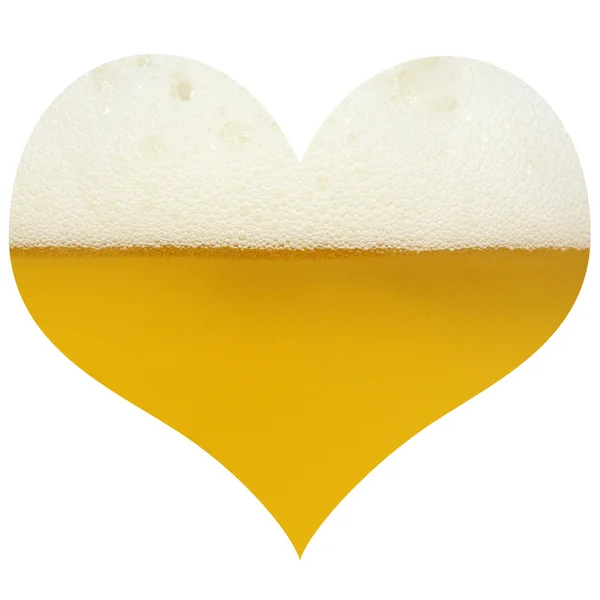 Kjærlighet til øl – stockfoto