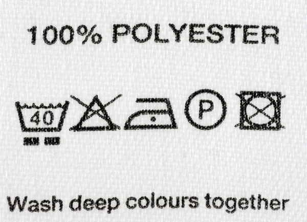 100% Polyester — Stock Photo, Image