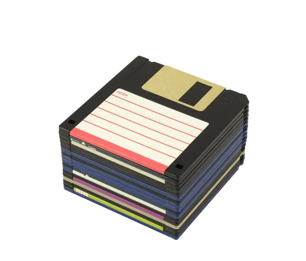 Stapel van diskettes — Stockfoto