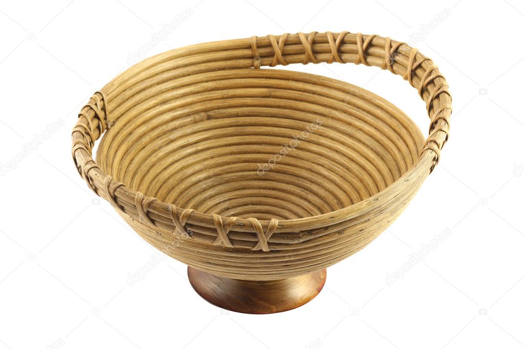 Empty Wicker Basket