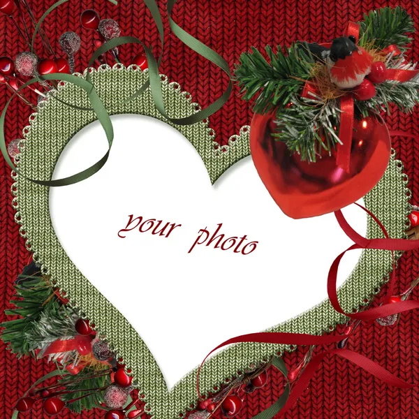 Weihnachtskarte — Stockfoto