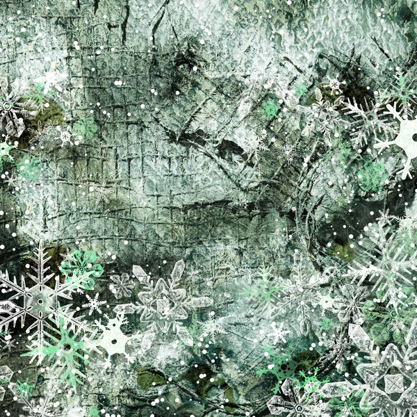 ヴィンテージ冬の背景 — ストック写真