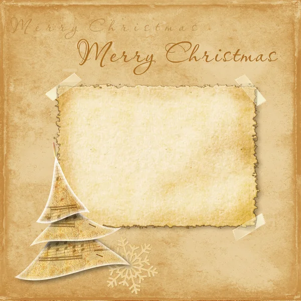 ビンテージ クリスマス カード — ストック写真