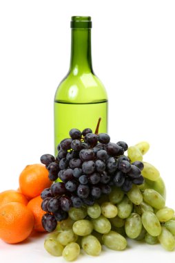 taze meyve ve şarap