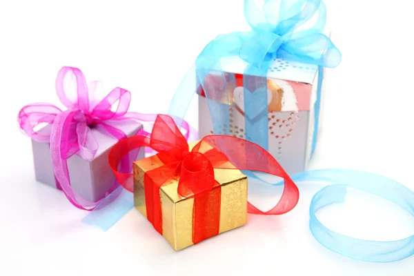 Krabice s dárky — Stock fotografie