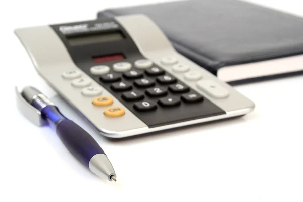 A calculadora e o punho — Fotografia de Stock