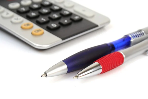 A calculadora e o punho — Fotografia de Stock