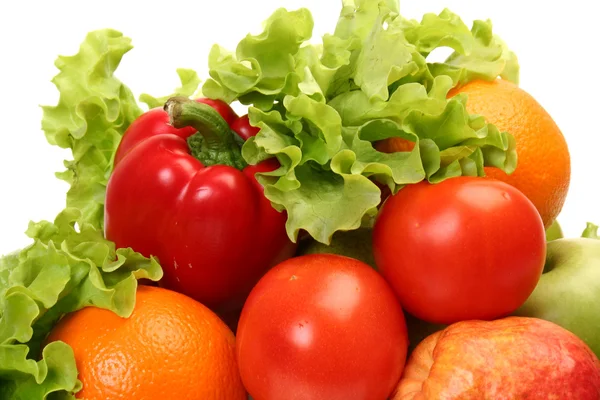 Verduras maduras y frutas —  Fotos de Stock