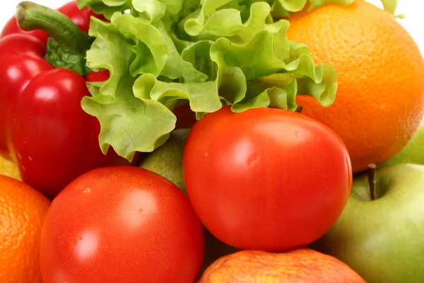 Produtos hortícolas maduros e frutas — Fotografia de Stock