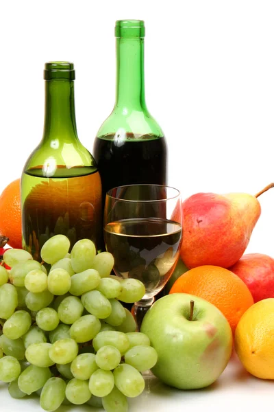 Wijn en fruit — Stockfoto