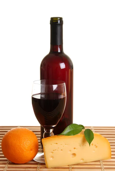 Wein und Obst — Stockfoto
