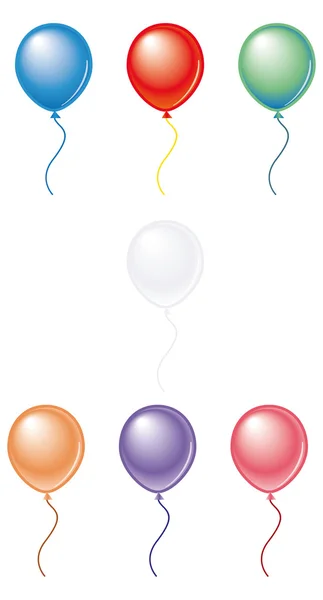 Balon renk paketi #2 — Stok Vektör