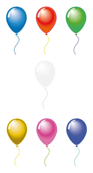 Ballonnen kleur pack #3 — Stockvector