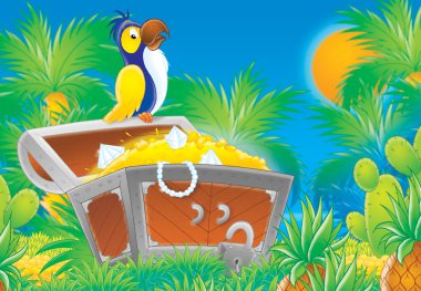 Treasures chest clipart