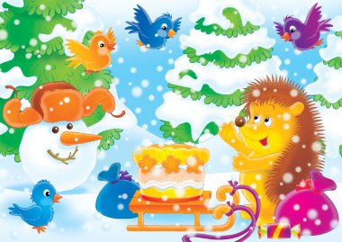 Winter holiday clipart