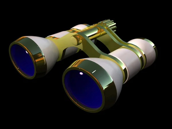 双筒望远镜 图库图片