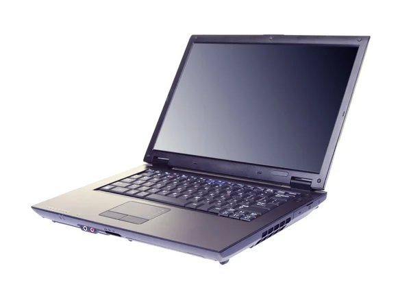 Nowoczesny laptop na białym tle — Zdjęcie stockowe