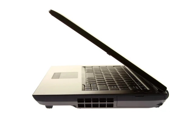 Moderne laptop geïsoleerd op een witte — Stockfoto