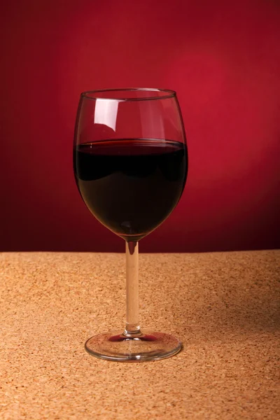 Sklenice červeného vína — Stock fotografie