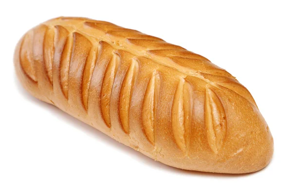 Chléb izolovaných na bílém pozadí — Stock fotografie