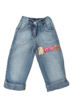 Children's jeans clipart