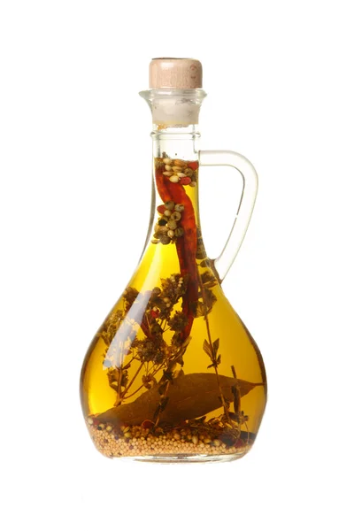 Egy üveg olívaolaj Jogdíjmentes Stock Fotók