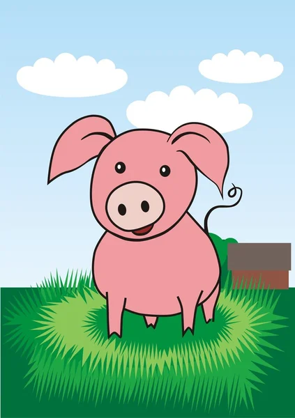 Свиня — стоковий вектор