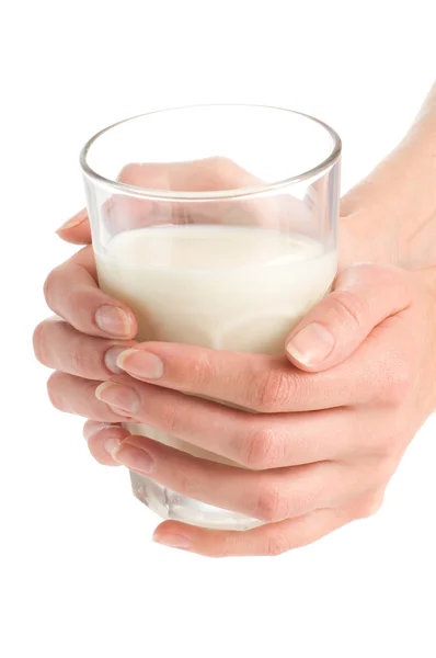Bicchiere di latte — Foto Stock