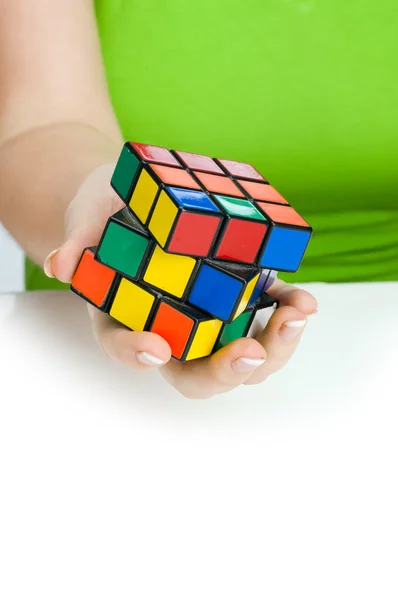 Rubik küp yap — Stok fotoğraf