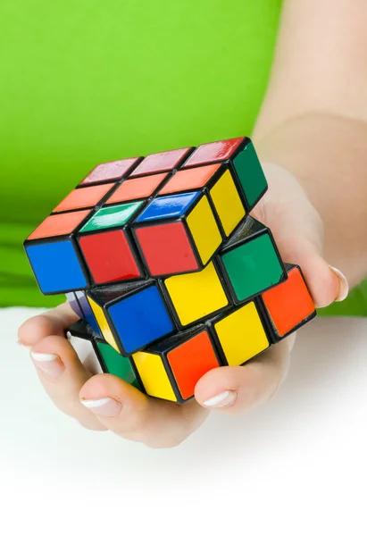 Faça o cubo rúbico — Fotografia de Stock