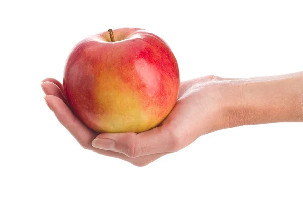 Pomme dans les mains — Photo