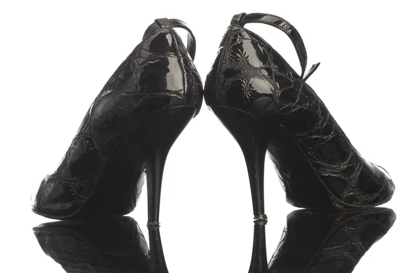 Siyah ayakkabı — Stok fotoğraf