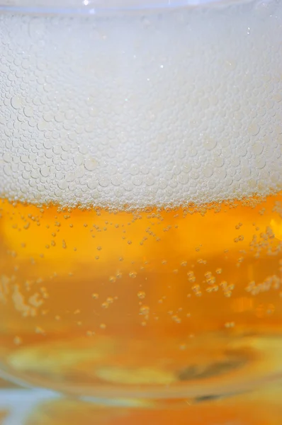 stock image Beer bubbles in the glass