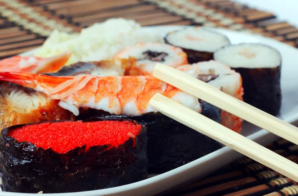 Sushi. rotoli — Foto Stock