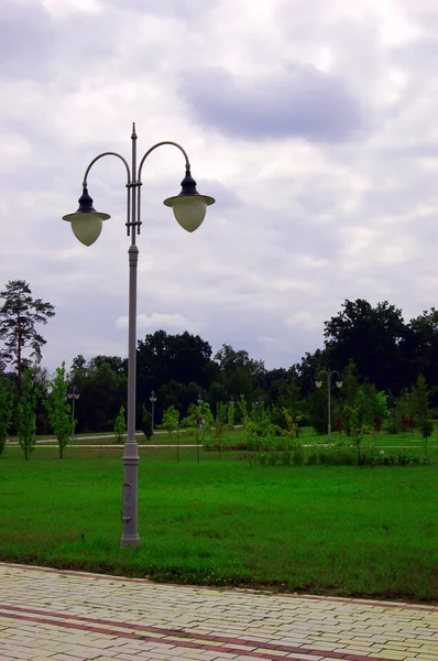 Parkowej latarni — Zdjęcie stockowe